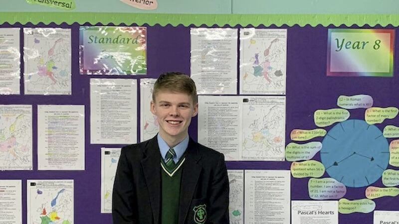 Eoin McGlinchey, Year 12 at Dean Maguirc College 