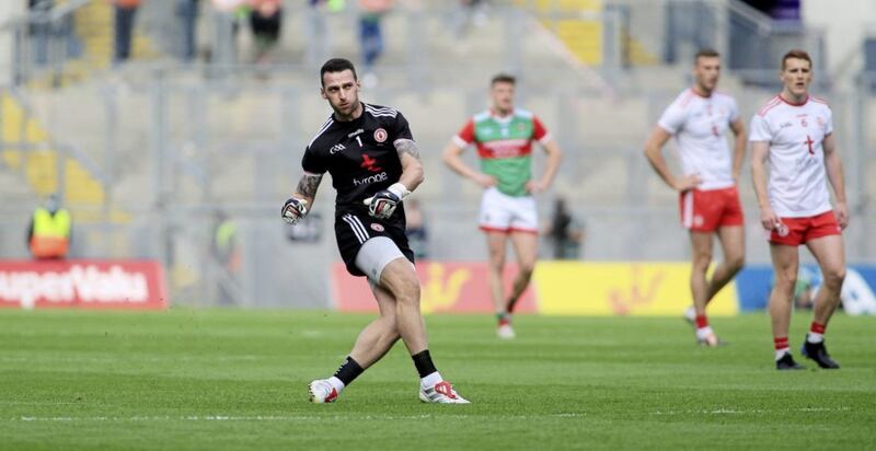 Niall Morgan is hoping there is more silverware in this Tyrone team  Picture: Seamus Loughran 