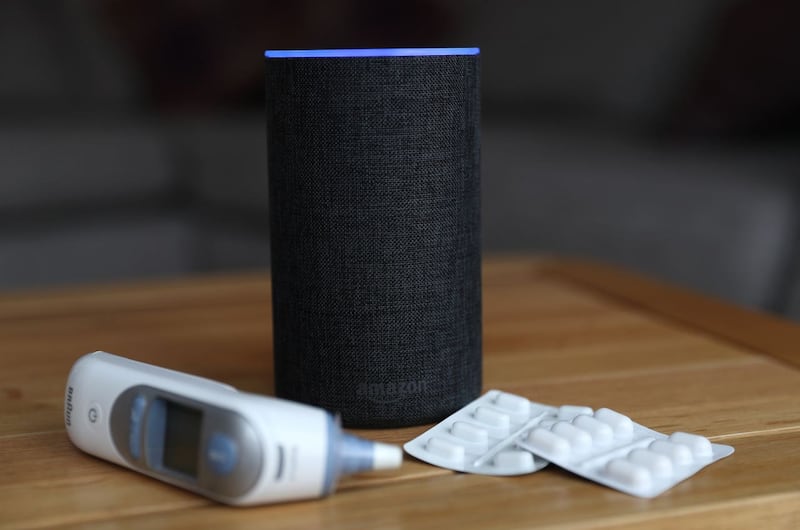 A general view of an Amazon Echo