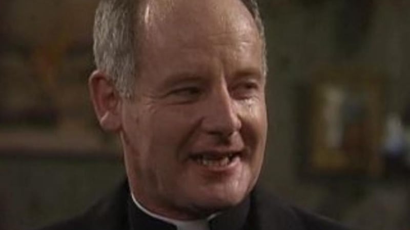 Gerard McSorley appearing as Father Todd Unctious in a Christmas episode of Father Ted 