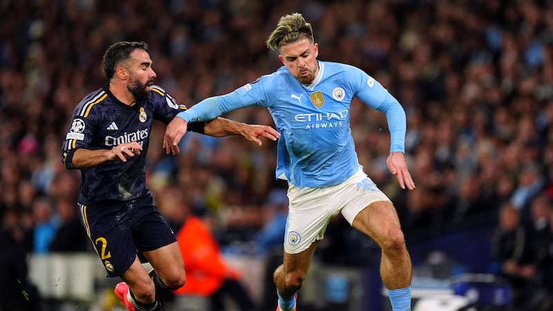 Jack Grealish and Manchester City tumbled out of the Champions League in midweek