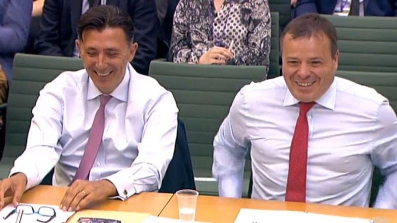 Leading Leave campaigners Andy Wigmore and Arron Banks