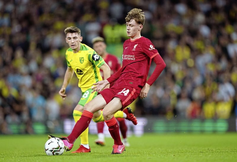 Liverpool&#39;s Conor Bradley is one of many graduates from the SuperCup NI/ Milk Cup to make it into professional football. 