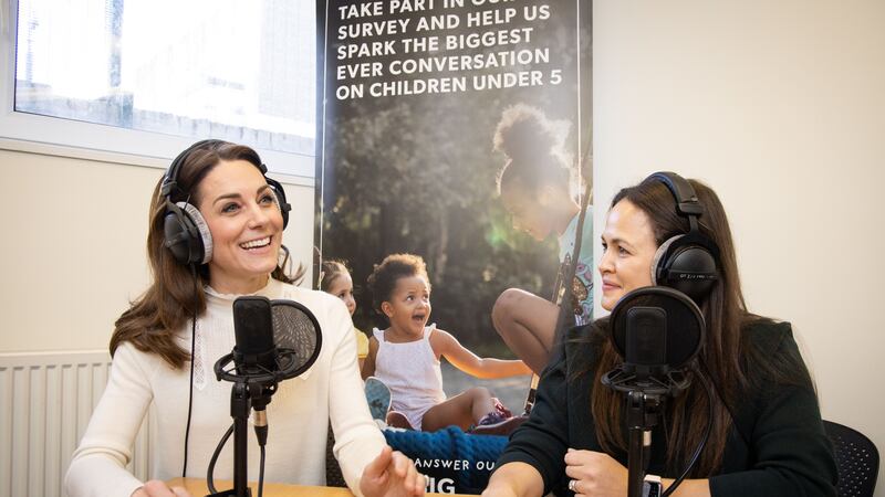 The Princess of Wales and Giovanna Fletcher on the Happy Mum, Happy Baby podcast
