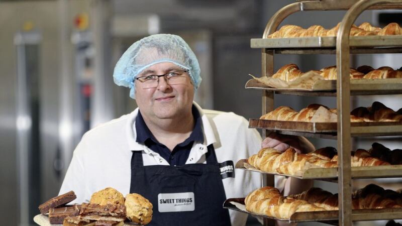 Pictured at Sweet Things Badass Bakery in Newry is Steve Fogo, general manager. Sweet Things has trebled its sales over the past year, growing turnover beyond &pound;1.5m 
