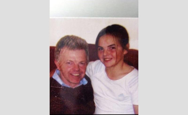 Aoife Lennon with her dad John who, having suffered from depression, took his own life at age 52 when she was 13 