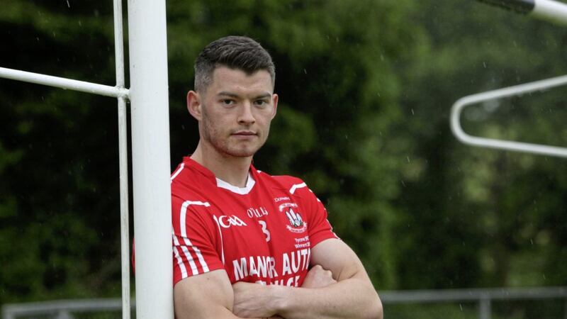 Tyrone's Richie Donnelly pictured at his club ground in Trillick.<br /> Picture by Ann McManus