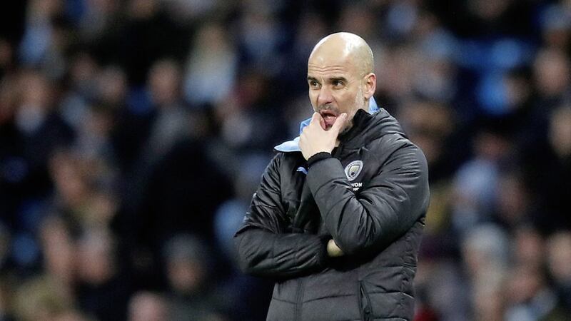 Manchester City manager Pep Guardiola. 