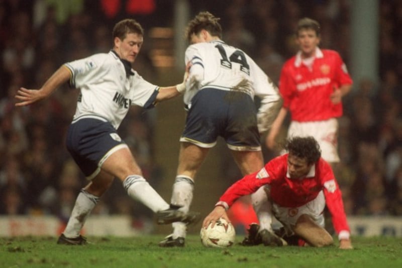 Former Tottenham footballer David Kerslake and Ryan Giggs