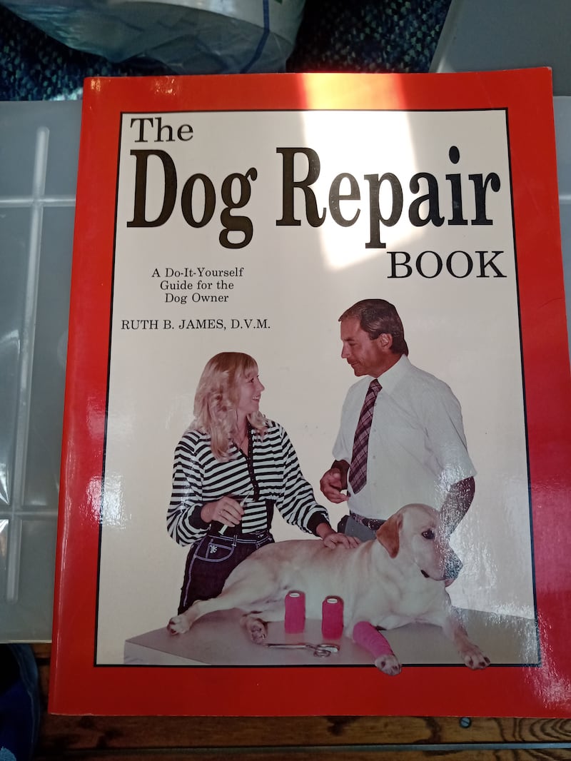 A book on treating dog injuries was found at Brown’s address.
