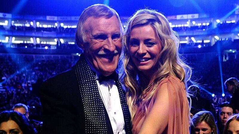 The TV star shared a selfie of the Strictly duo in tribute to her mentor and friend who died last week.