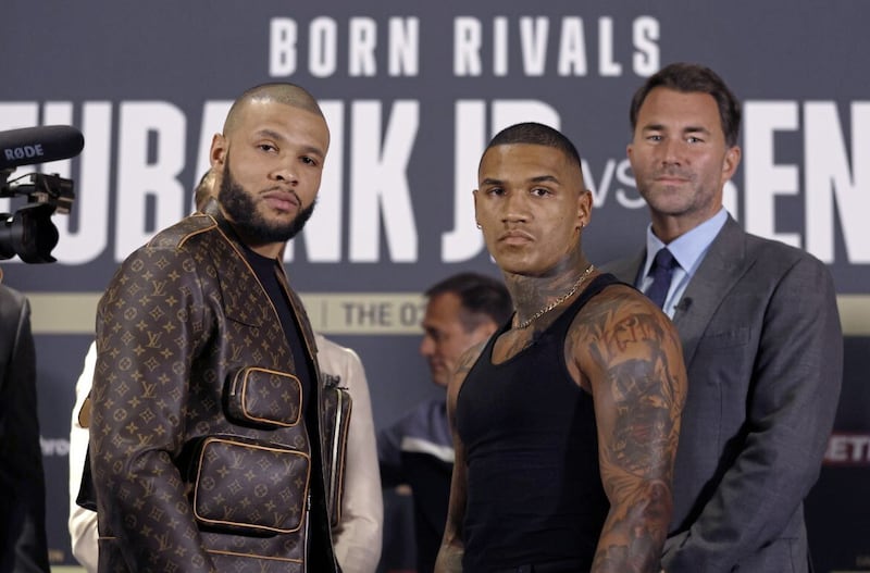 Thirty years after their fathers went to war, Chris Eubank jr and Conor Benn will meet on October 8. Picture by PA 