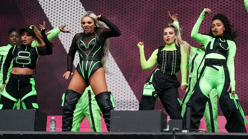 The girl band opened the third day of the festival with a stylish and dance-fuelled set.