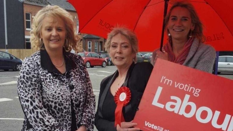 The Northern Ireland Labour Representation Committee is led by Kathryn Johnston (centre) 