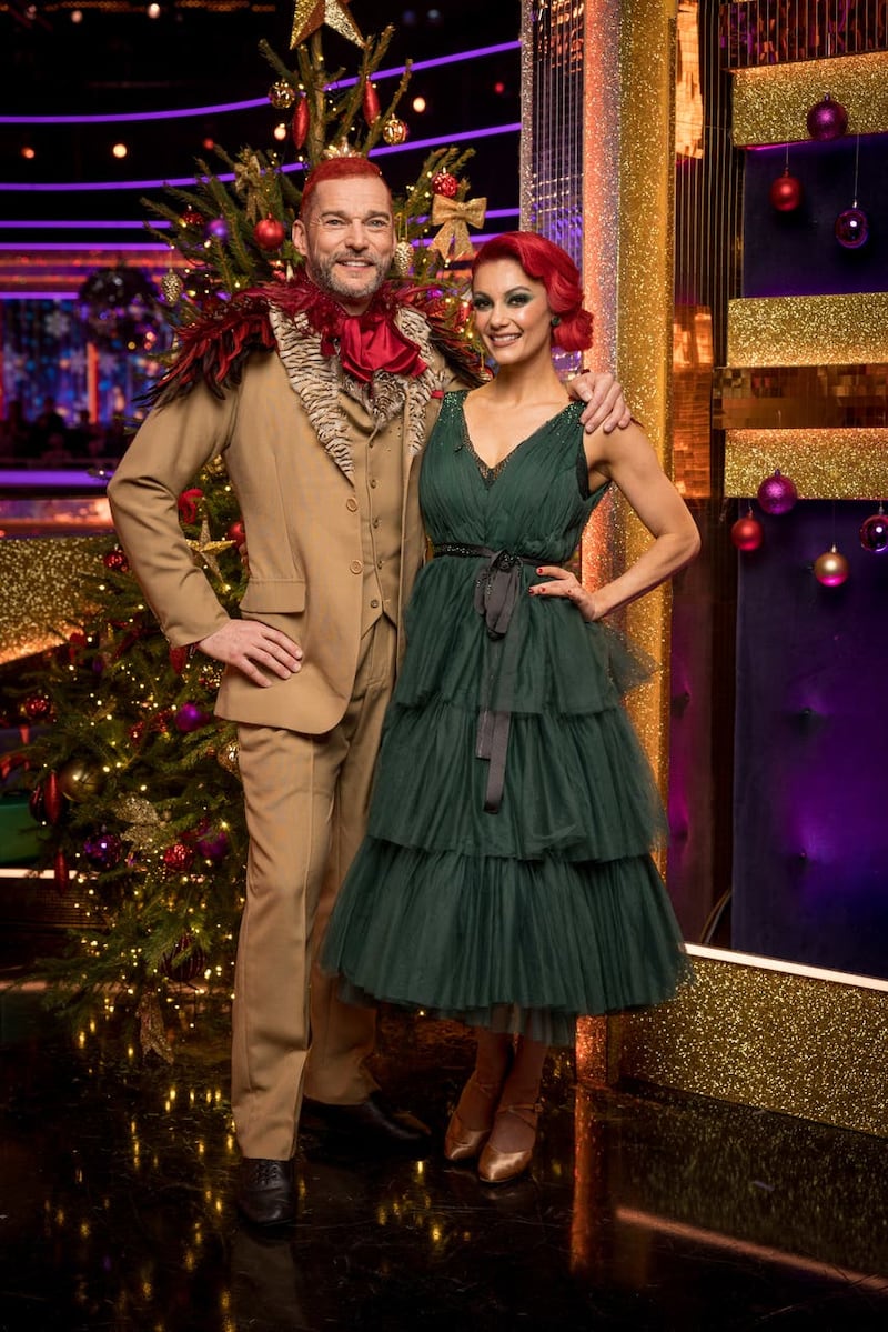 Fred Sirieix and his dance partner Dianne Buswell, who are taking part in this year’s Strictly Come Dancing Christmas Special