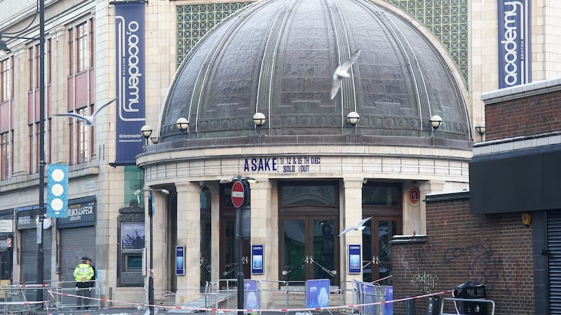 A heavy security presence as the O2 Brixton Academy reopened its doors