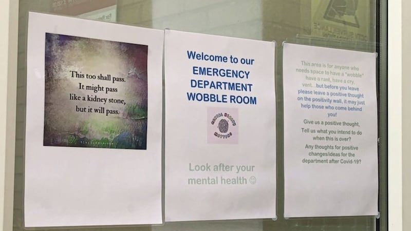 Hospitals have set up &#39;wobble rooms&#39; to help staff relieve stress. But as the psychological pressures of living in lockdown bite, do we all need space to wobble? 