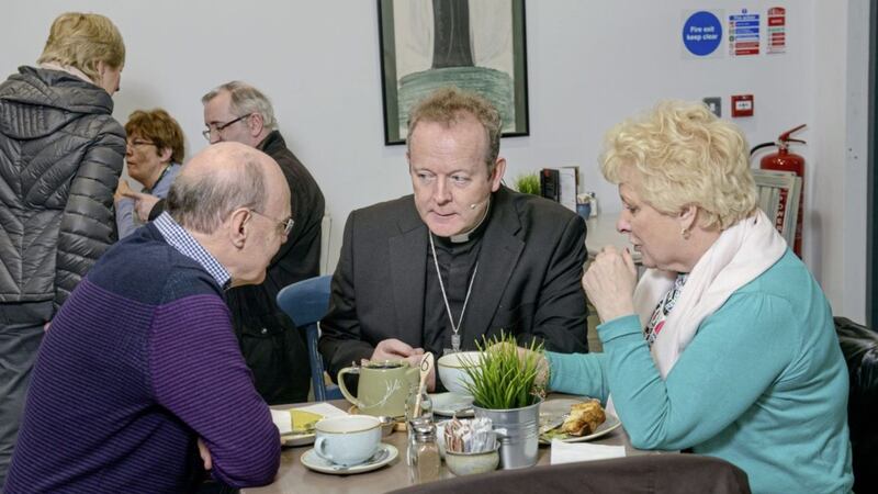 Archbishop of Armagh Eamon Martin at Seamus Heaney HomePlace 