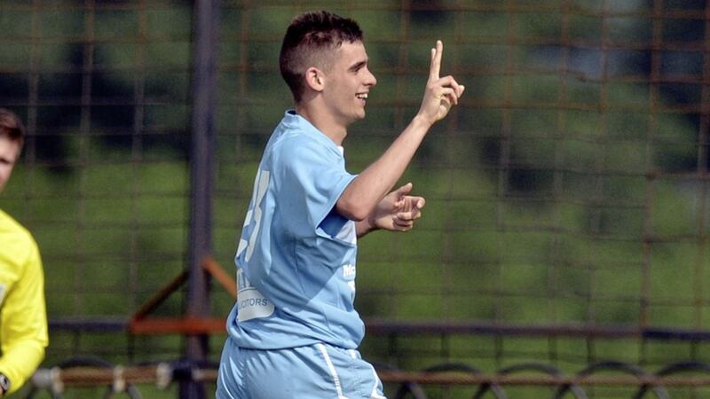 Jamie Davidson in action for Ballymena United in 2012. Picture Charles McQuillan/Pacemaker. 