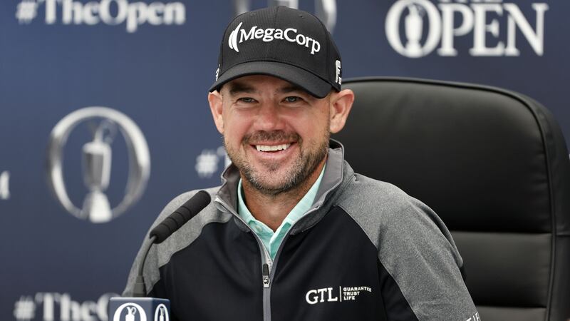 American Brian Harman posted a second round of 65 in the 151st Open at Royal Liverpool (Richard Sellers/PA)