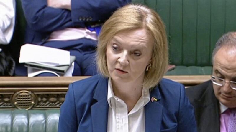 Foreign Secretary Liz Truss in the House of Commons yesterday. Picture by PA Wire 