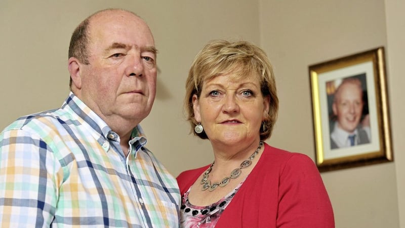 Colin and Eithne Bell, who run the Kevin Bell Repatriation Trust in memory of their son 