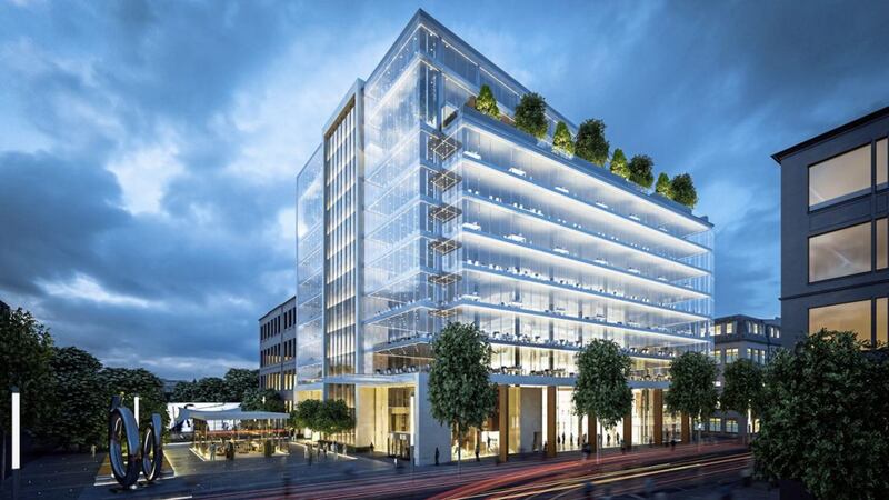 The proposed &pound;65m One Bankmore Square development on Belfast&#39;s Dublin Road is once again recommended for planning approval this evening 