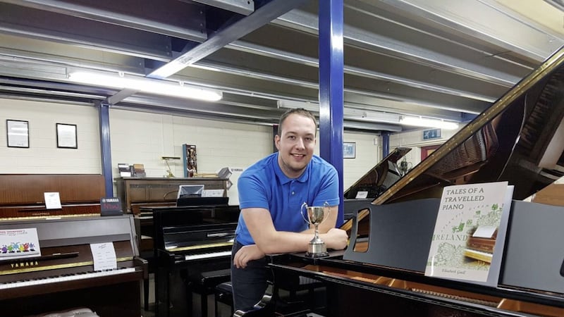 21-year-old piano tuner David Henderson, co-winner of the Bluthner Cup, is a member of Derry&#39;s well-known Henderson Music family 