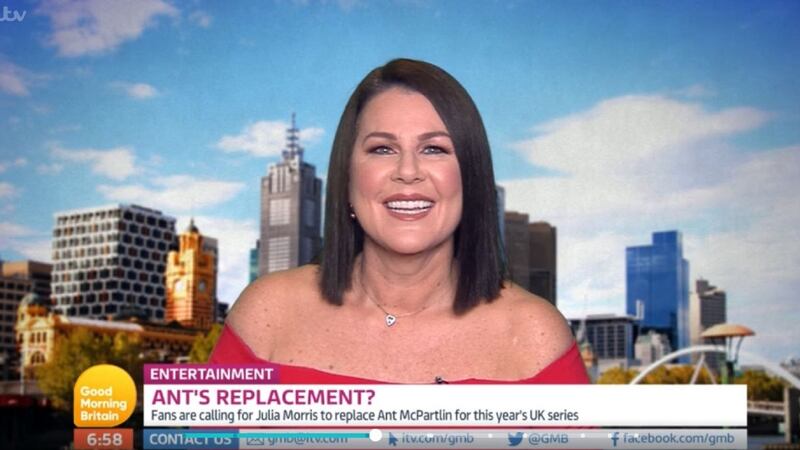 A viral video of Julia Morris prompted fans to insist she fill in for the host on the UK version of the programme.