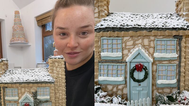 Bridie West has created an ‘entirely edible’ version of the iconic cottage which features in the film The Holiday