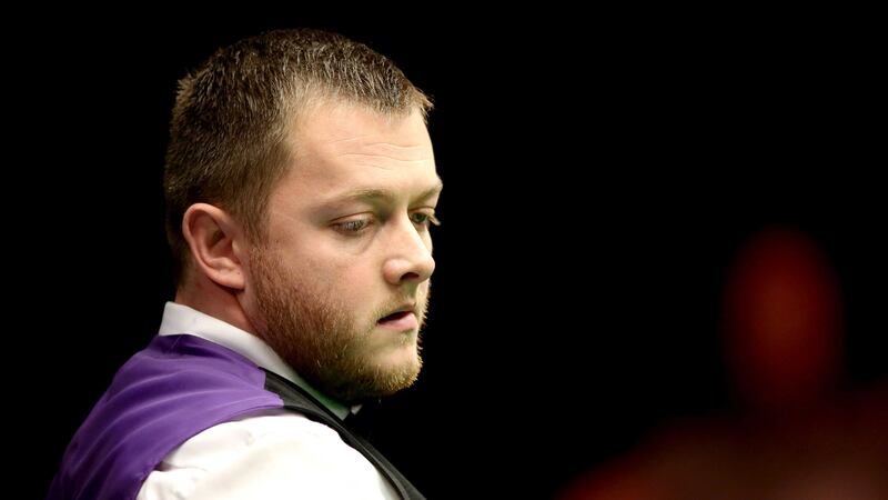 Mark Allen during his match against Martin Gould on day seven of the Betway UK Snooker Championship at the York Barbican<br />Picture by PA&nbsp;