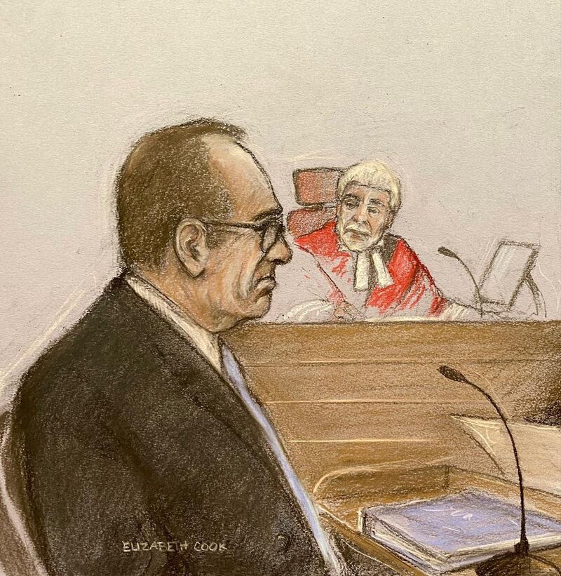Kevin Spacey court sketch