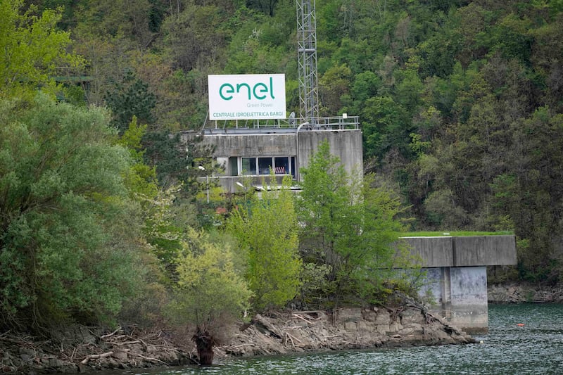 The Enel Green Power hydroelectric plant (Antonio Calanni/AP)
