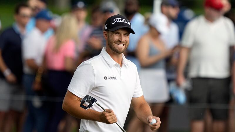 Wyndham Clark is looking to keep himself ahead of the chasing pack on moving day at Sawgrass (Lynne Sladky/AP)