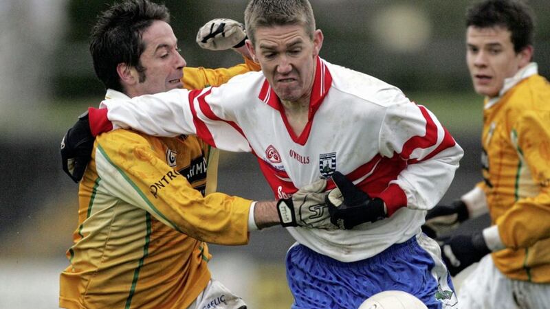 Joe Cassidy was sent-off in Bellaghy&#39;s Derry SFC win over Slaughtneil in June 1998 