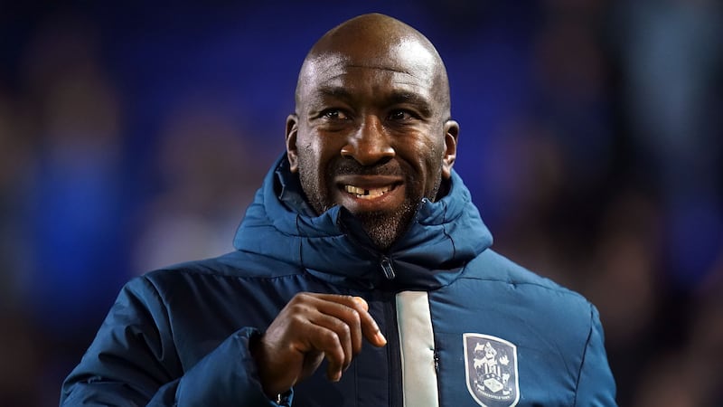 Darren Moore was frustrated after Huddersfield were pegged back (Jacob King/PA)