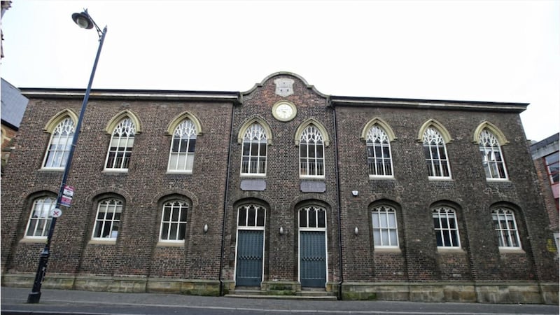 The original St Patrick&#39;s School on Donegal Street in Belfast. Picture by Hugh Russell 