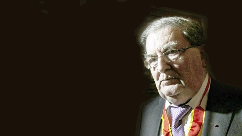 John Hume at his Investiture as Knight Commander of the Pontifical Equestrian Order of St Gregory the Great at St Eugene's Cathedral in Derry in 2012. Picture by Margaret McLaughlin