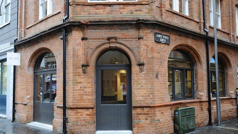James Street South, which has been voted best restaurant in Northern Ireland for the second year in a row 