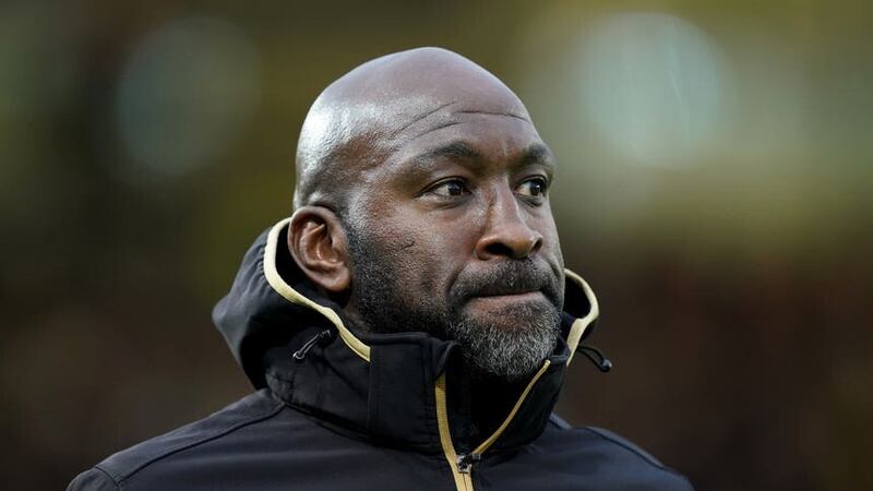 Darren Moore guided his team to promotion (Mike Egerton/PA)