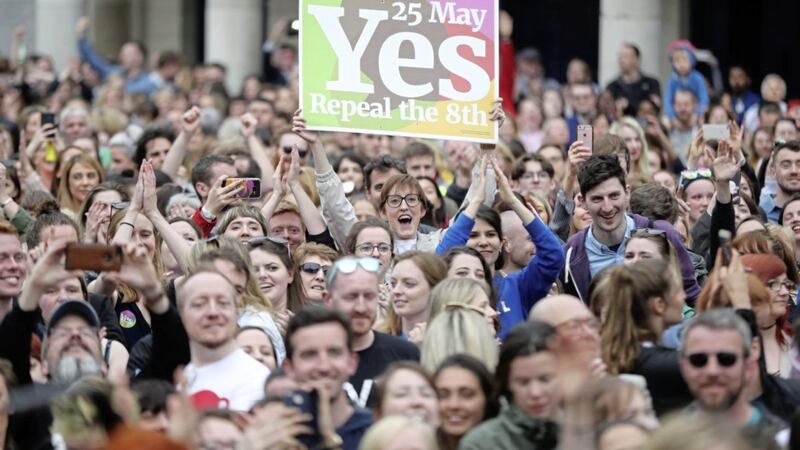 Yes campaigners celebrate last May&#39;s result of the referendum on the Eighth Amendment. Picture by Niall Carson/PA Wire 