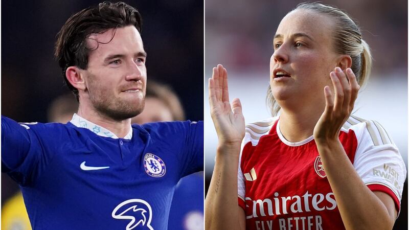 Ben Chilwell and Beth Mead have both spoken about their mental health (John Walton/PA/Nigel French/PA)