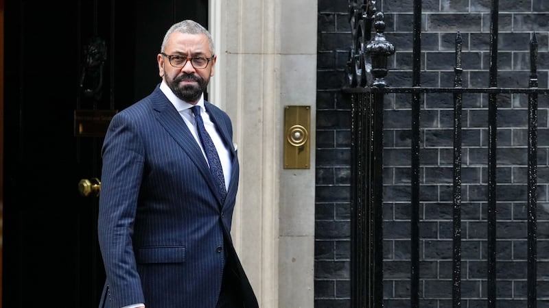 Home Secretary James Cleverly will arrive in Rwanda on Tuesday (PA)