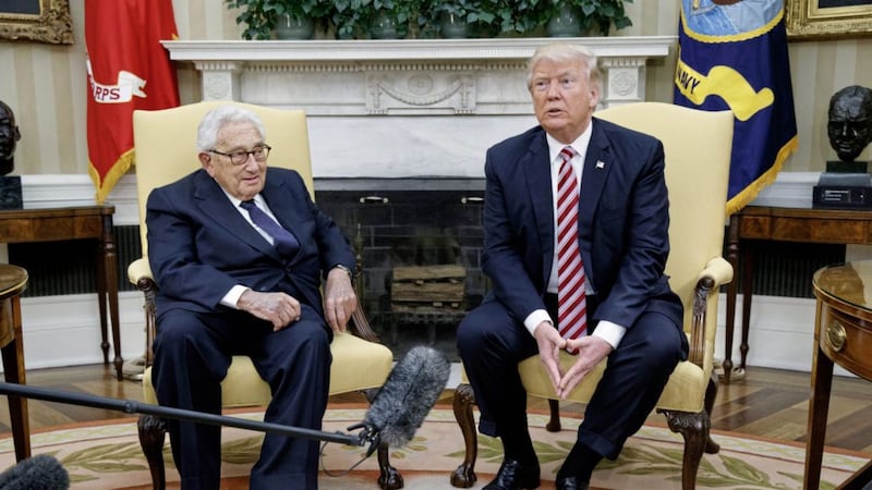 Henry Kissinger and Donald Trump &ndash; one present at the birth of &lsquo;constructive ambiguity&rsquo;, the other possibly no longer able to discern where the truth lies 