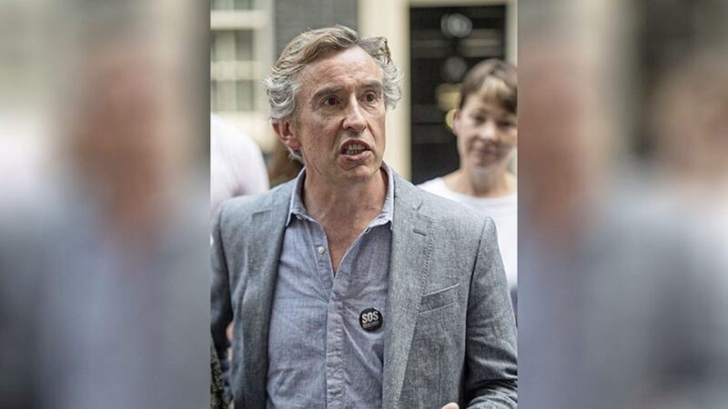 Steve Coogan who has received damages and an apology from Mirror Group Newspapers (MGN) over phone-hacking. The actor and comedian was at London&#39;s High Court yesterday for the settlement of his action for misuse of private information PICTURE: Victoria Jones/PA 