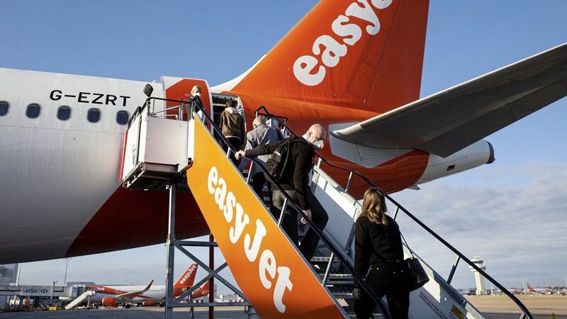 Easyjet is targeting at least 29 summer routes from Belfast International Airport. Picture by Matt Alexander/PA Wire. 