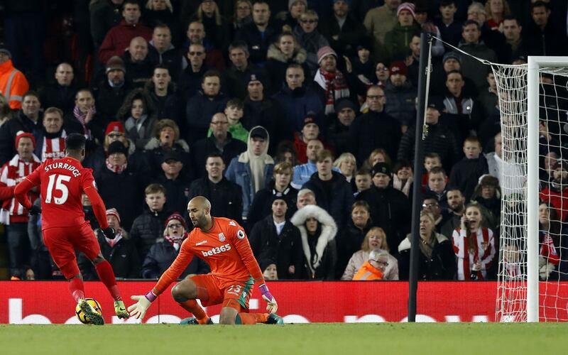 Daniel Sturridge scored minutes after coming off the bench against Stoke