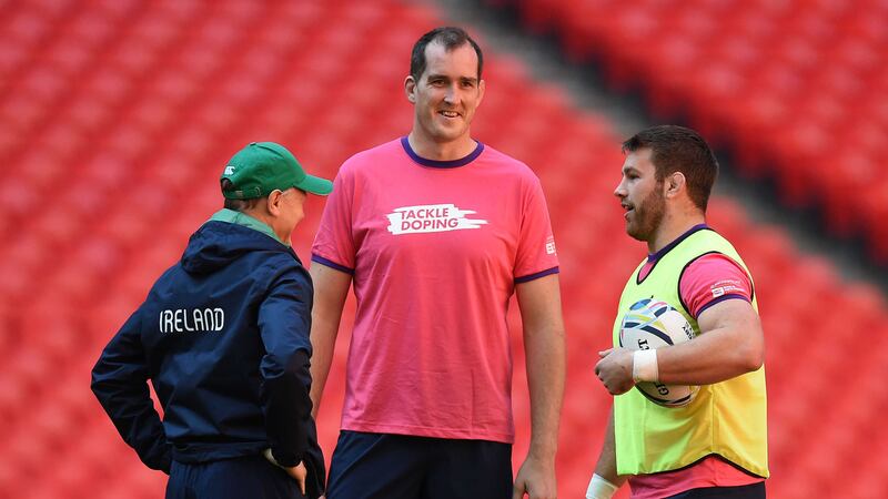 Devin Toner, centre, concedes Ireland's Six Nations destiny is now out of their own hands