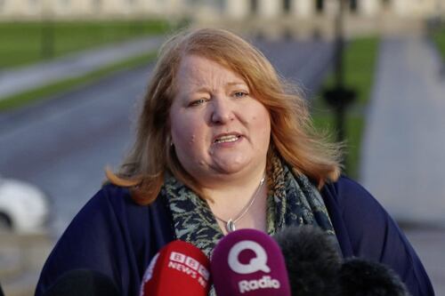 British government yet to fulfil NDNA commitments says Justice Minister Naomi Long 