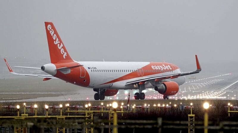Higher fuel prices and the Gatwick drone incident caused turbulence for easyJet in the first half of its trading year, but the airline said it is on course to deliver annual profits in line with expectations 
